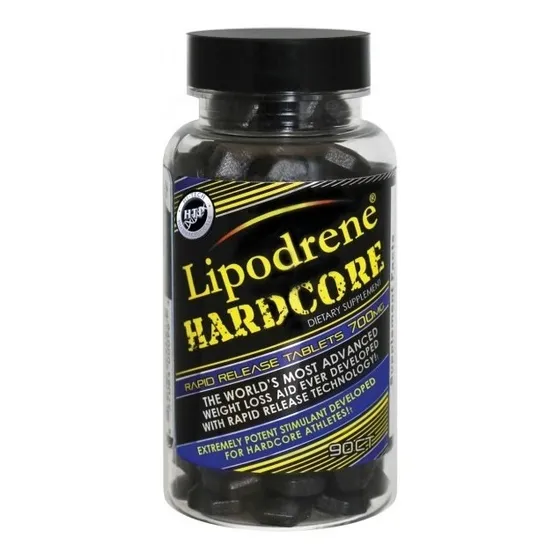Termogénico Hi Tech Lipodrene Hardcore 90 Tabletas Sabor Sin Sabor
