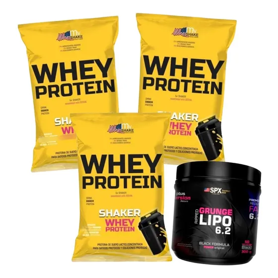 3k Whey Protein Proteína Bajas Calorías Stevia + Ripped Lipo