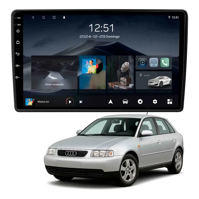 Multimidia Adak Iplay G2 Audi A3 2000 A 2007 2ram 64gb 9'