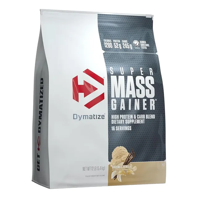 Ganador De Masa Dymatize Súper Mass Gainer 12 Lbs Sabores