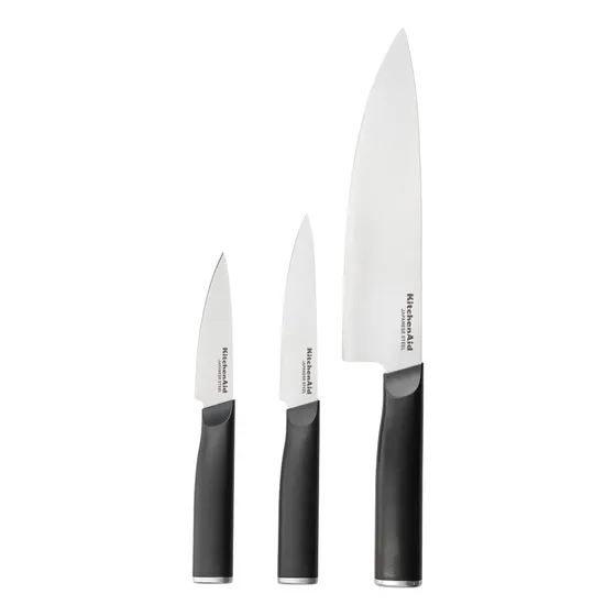 Set De Cuchillos 3 Piezas En Acero Inoxidable KitchenAid