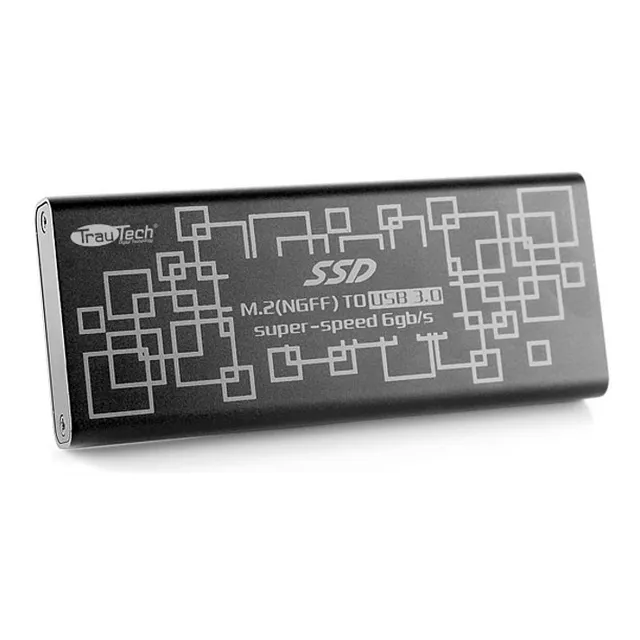 Case Para Disco Ssd M.2 Sata A Usb 3.0 Trautech