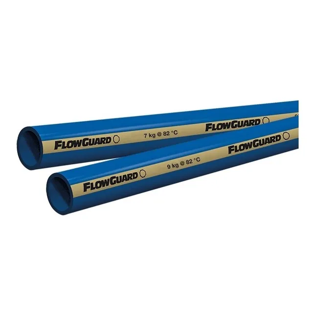 Tubo Cpvc Azul Flowguard 1/2puLG 3tramos De 1metro