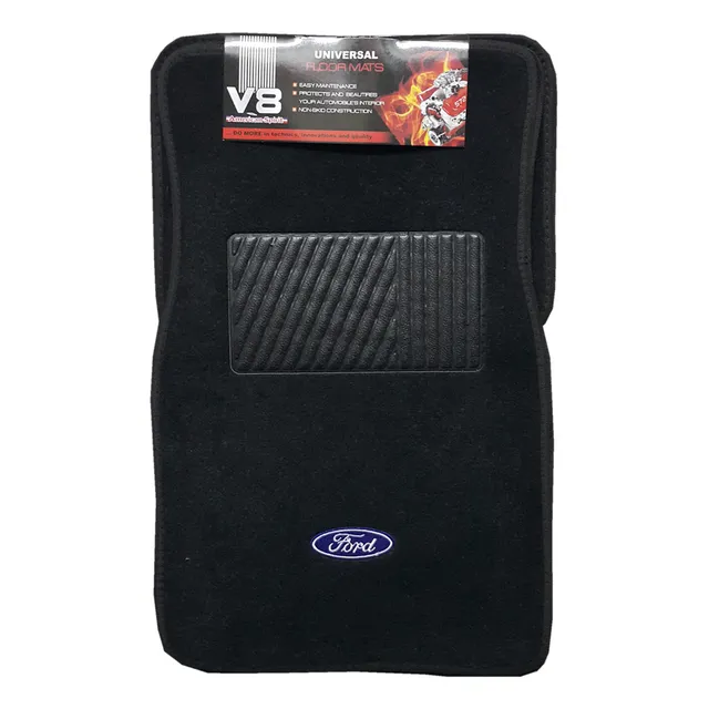 Alfombras Ford 4 Piezas Fieltro Logo Ford - Cymaco