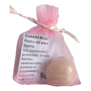 1 Cuarzo Rosa 25 Gr Pulido Atrae Amor Amuleto Con Bolsita 1 Cuarzo Rosa 25 Gr Pulido Atrae Amor Amuleto Con Bolsita