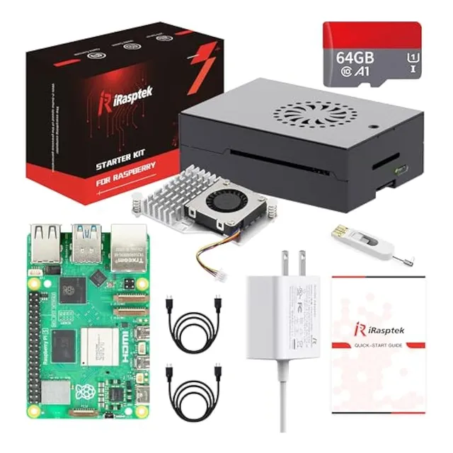 Kit De Inicio Para Raspberry Pi 5 Ram 8gb - 64gb