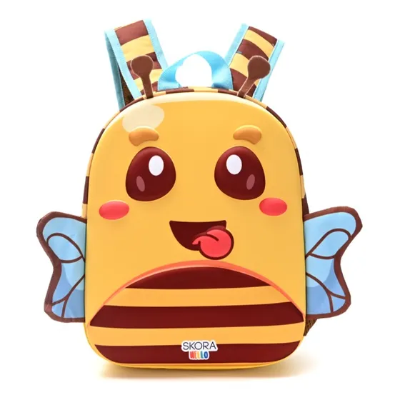 Mochila Infantil Skora Hello Bee Termoformada 12 Pulgadas