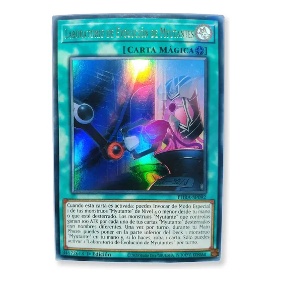 Yugi-oh! Myutant Evolution Lab Phra-en092 Ultra