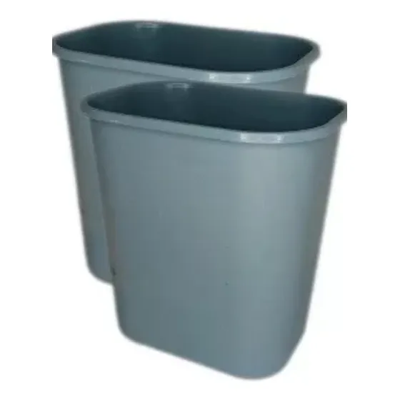 Papelera Plástica Con Capacidad De 10 Litros 