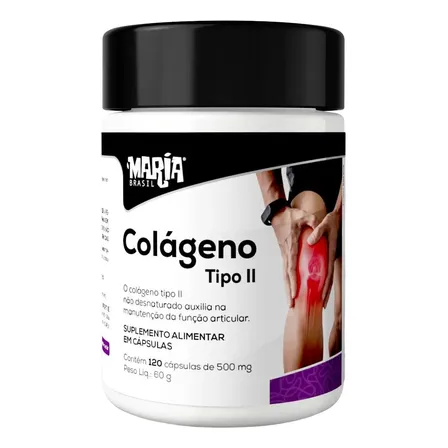 Colágeno Tipo 2 500 Mg Com 120 Cápsulas - Natuyou Sem Sabor