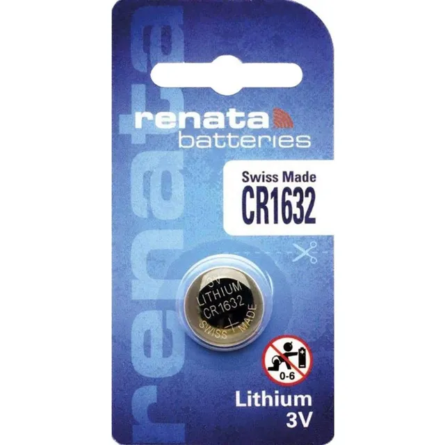 5 X Pilas Boton Cr1632 1632 Renata Original Suiza Blister