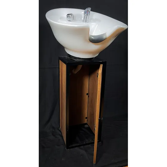 Lavacabeza De Ceramica Con Pedestal