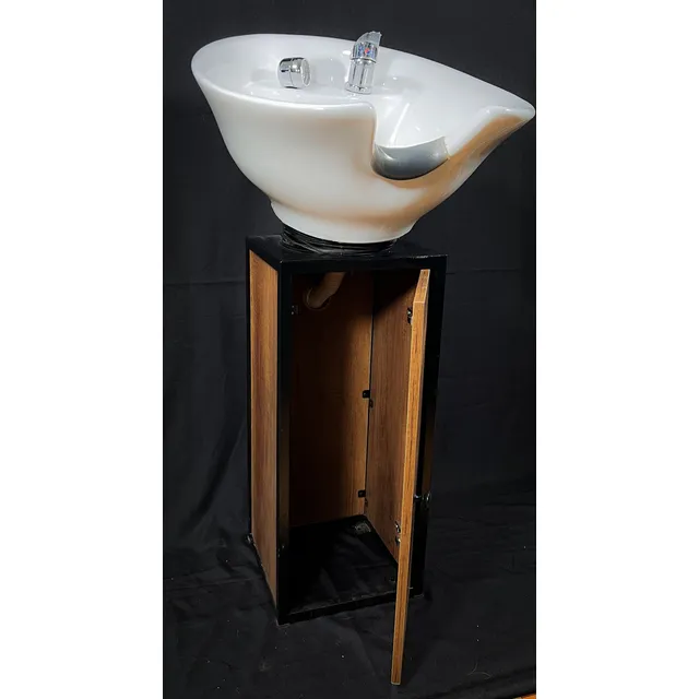 Lavacabeza De Ceramica Con Pedestal