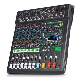 Nxg Xf8 Consola Mezcladora 8 Canales Con Bluetooth Nxg Xf8 Consola Mezcladora 8 Canales Con Bluetooth