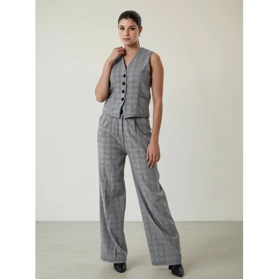 Palazzo Sastrero Mujer Mochi Gales Con Lycra