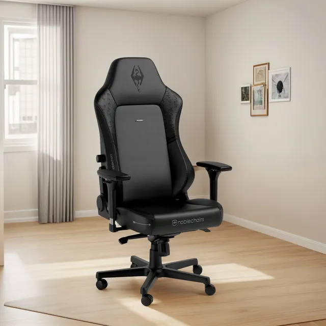 Silla Gamer Noblechair The Elder Scrolls Edition Black 150kg Negro Cuero Sintético