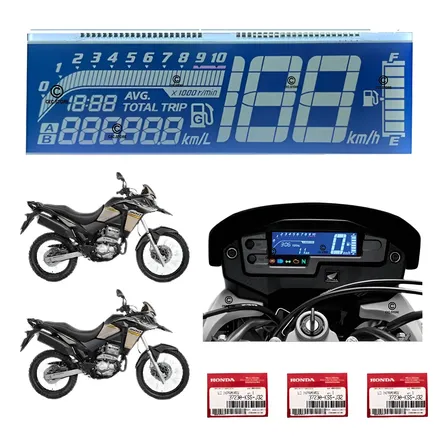 Display Lcd Do Painel Da Moto Honda Xre 2016 Até 2024