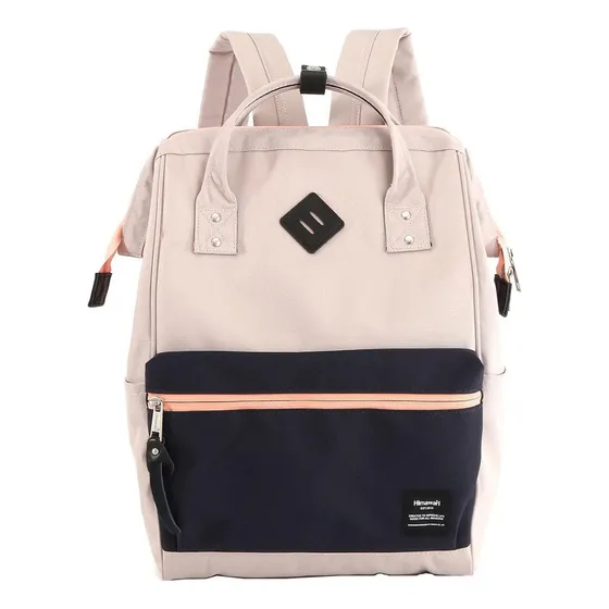 Mochila Impermeable Himawari 9003 Con Usb 28cm X 40cm X 17cm Color Rosa, Azul Y Naranja Flour