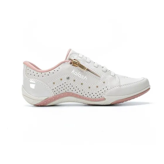 Tênis Feminino Kolosh Calce Fácil Hades Nevoa C1299