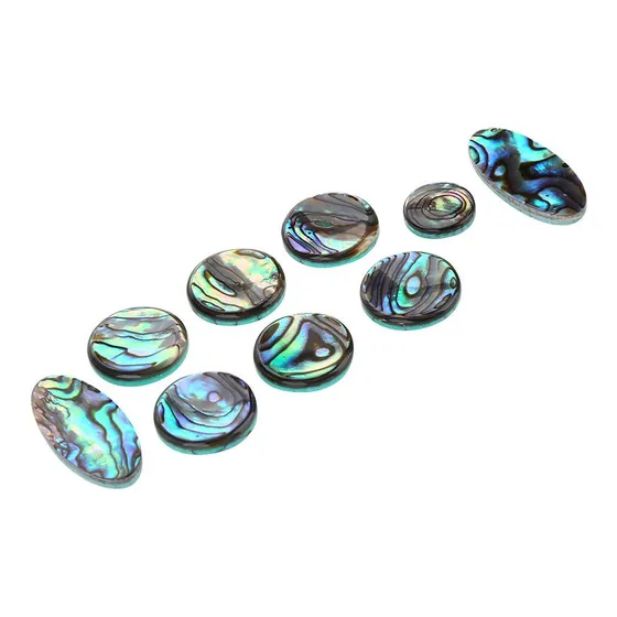 Abalone Sax Inlays 9pcs/lot Substituição Do Botão Da Chave D