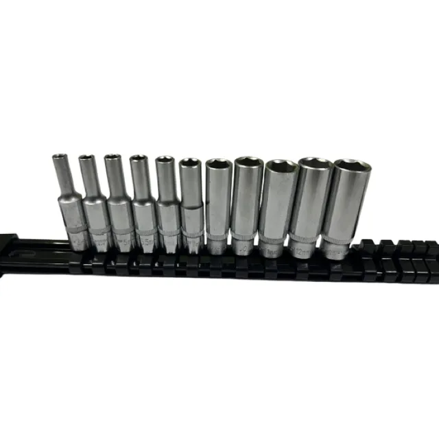 Juego De Dados Largos De 4mm A 13mm X 1/4hex Marca Jonnesway