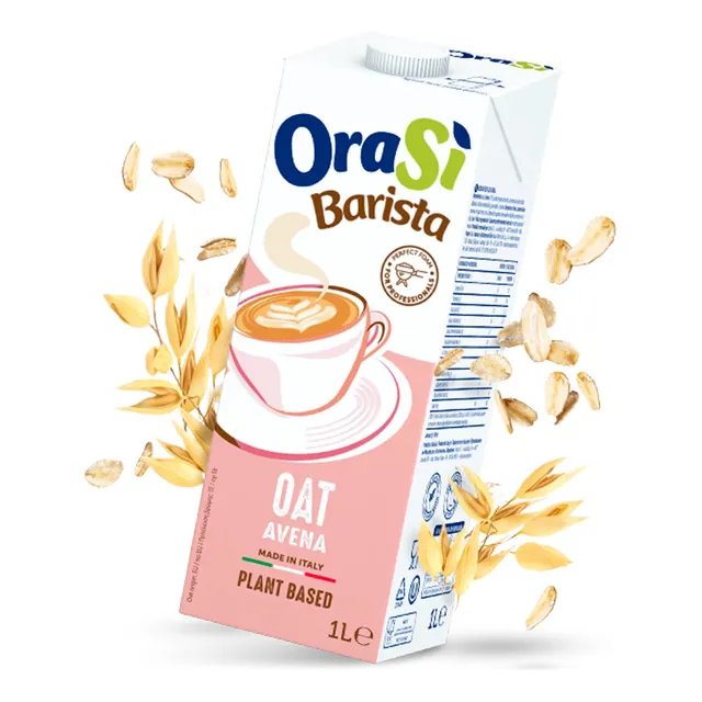 Orasi Barista Leche Vegetal Avena 1 L, Ideal Para Espumar