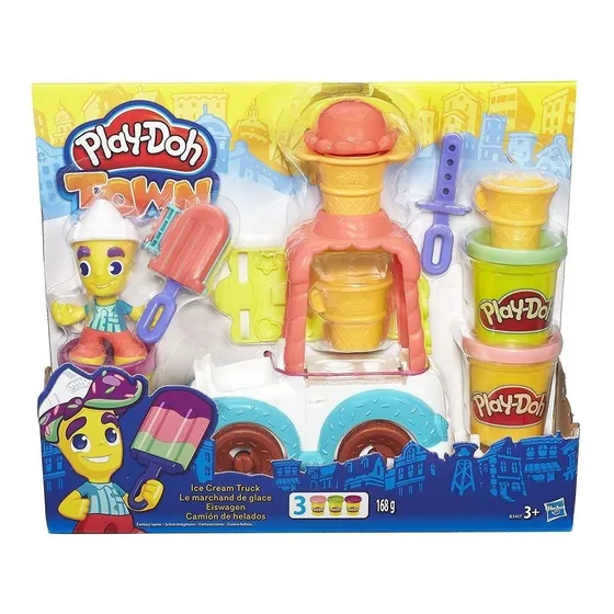 Play Doh Town Carrinho De Sorvete Massinha De Modelar