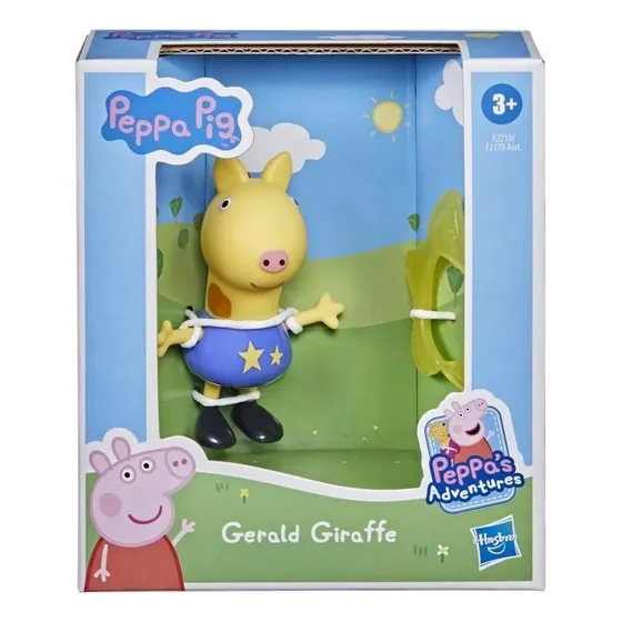 Figura Peppa Pig Amigos Divertidos Gerald Giraffe