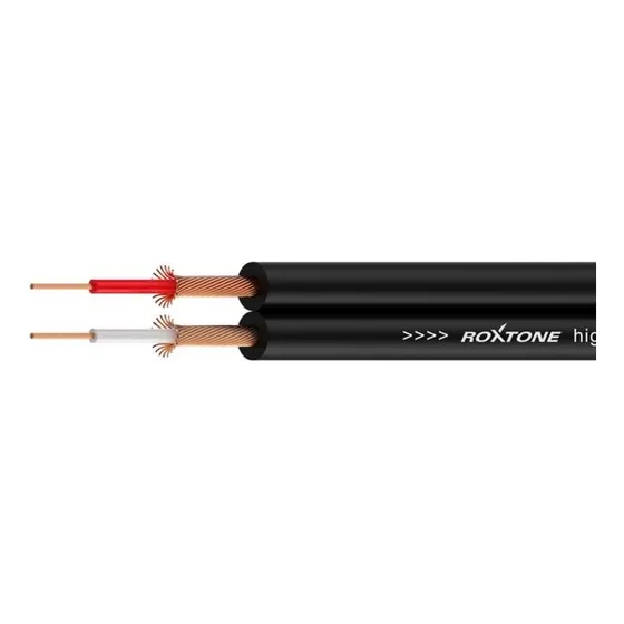 Cable Rca Audio Negro Roxtone Por Metro