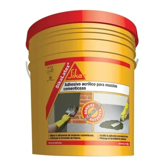 Sikalatex Emulsion Ligante Adhesivo Tacho X 20 Litros