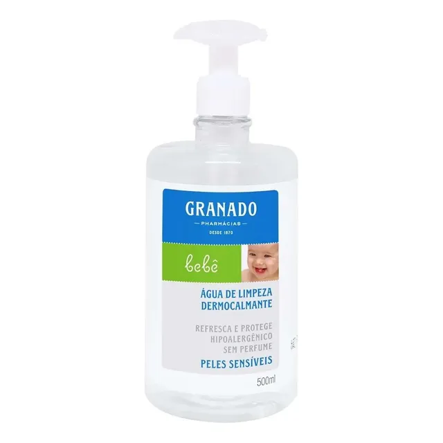Água Limpeza Granado Bebe Pele Sensível 500ml Envio Imediato