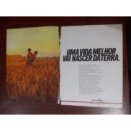 Propaganda Antiga - Banespa. Uma Vida../amareito Di Saronno