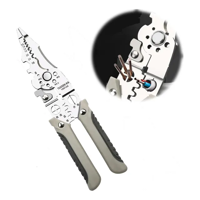Pinza Pelacables Herramientas Para Electricistas 25 En 1