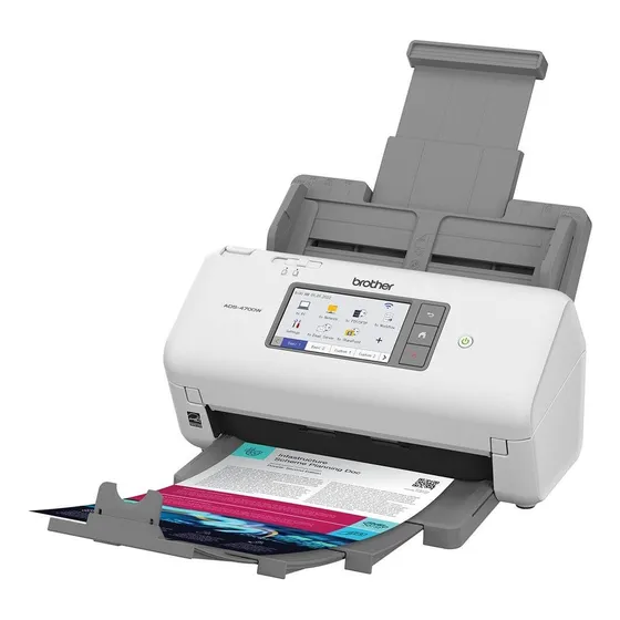 Scanner De Mesa Brother Ads-4700w Com Wifi Cor Branco
