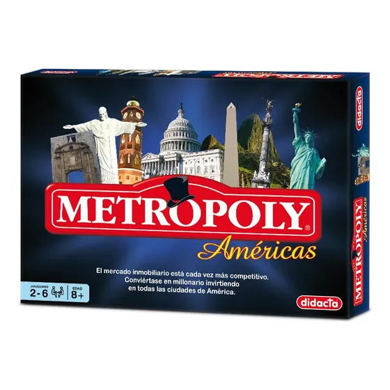 Juego De Mesa Metropoly Américas Negocio Inmobiliario