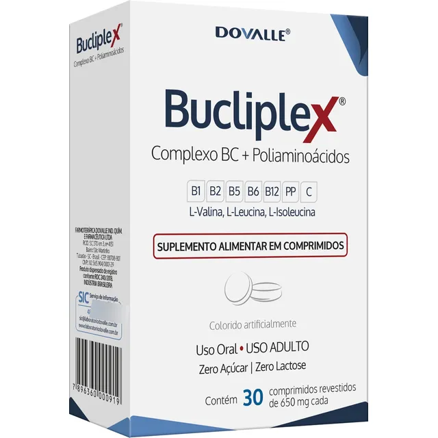 Bucliplex C/ 30 Comprimidos