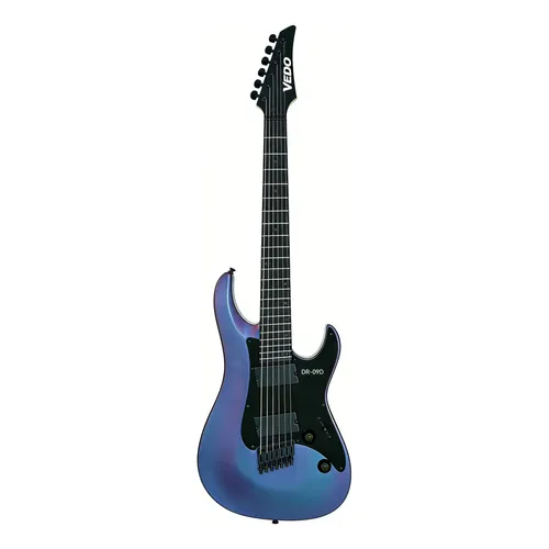 Guitarra elétrica Golden Gmap556 de cedro preta verniz brilhante