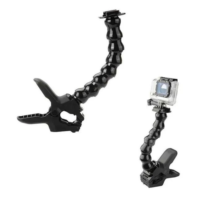 Abrazadera Pinza Jaws Clamp Cuello Flexible Para Gopro Sjcam