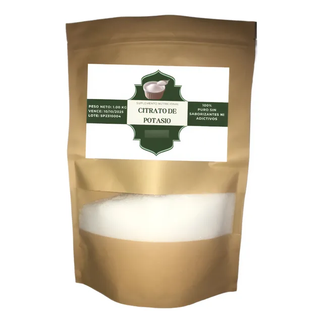 Citrato De Potasio En Polvo 1 Kg Granel