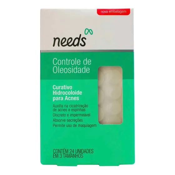 Needs Curativo Hidrocoloide Para Acne 24unidades