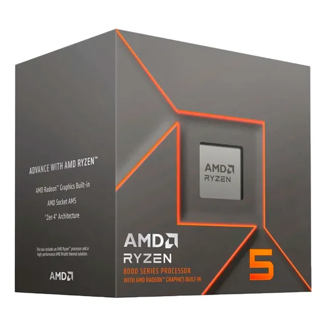 Procesador Amd Ryzen 5 8500g Am5 (3.5ghz-5.0ghz) Fan/vídeo