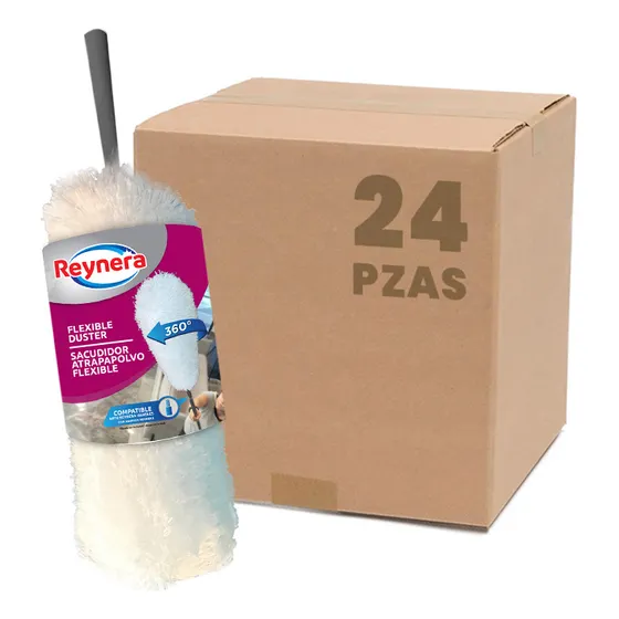 Sacudidor Atrapapolvo Flexible Plumero 24 Piezas Reynera B2b