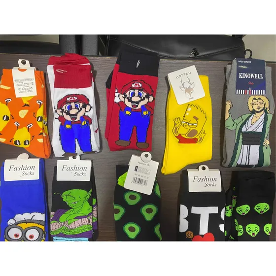 Medias Estampadas De Distintos Modelos (avengers, Anime)