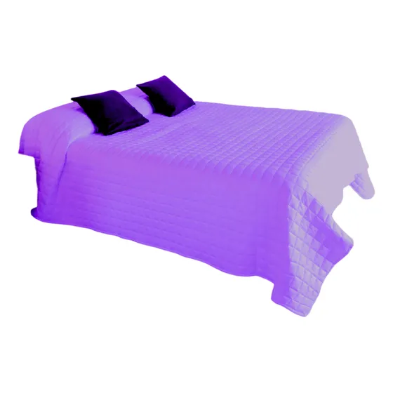 Edredón King Acolchado Reversible Unicolor Para Camas