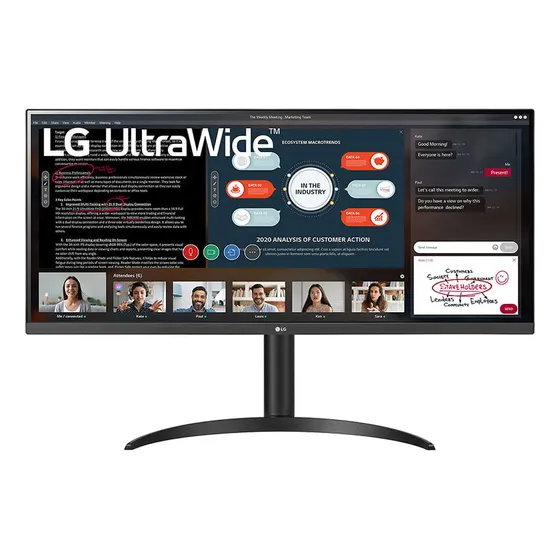 Monitor Ultrawide LG 34 Ips Full Hd Hdr10 Amd Freesync 34wp Cor Preto 127/220V