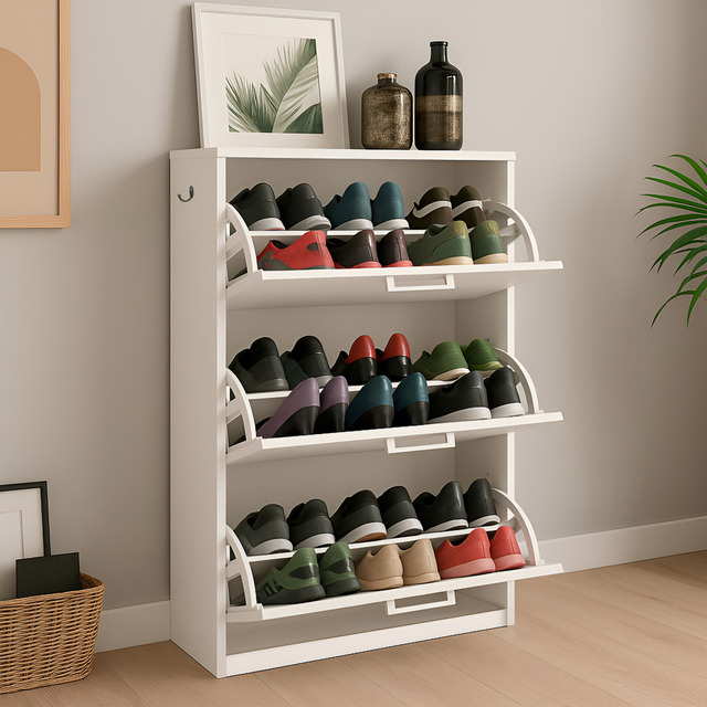 Armário Sapateira Móveis Bonatto - Branco Armário Sapateira Móveis Bonatto - Branco