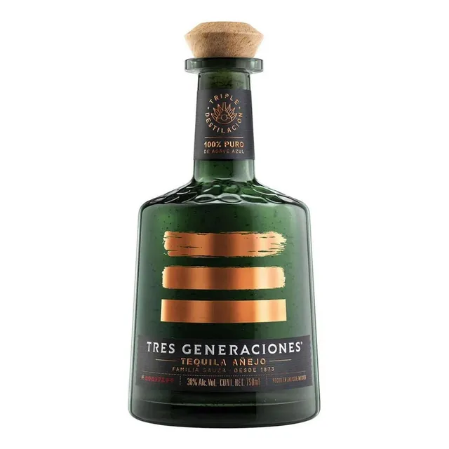 Pack De 12 Tequila Sauza 3 Generaciones Añejo 750 Ml