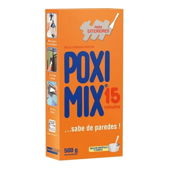 Poximix Mezcla Adhesiva A Base De Cemento De Exterior 500g
