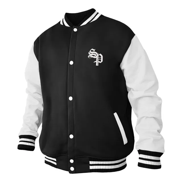 Jaqueta São Paulo Sp Moletom Blusa Time Cidade Bordado