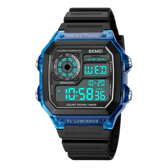 Reloj Pasoy Fashion, Multifunción, Impermeable, 50 M, Unisex